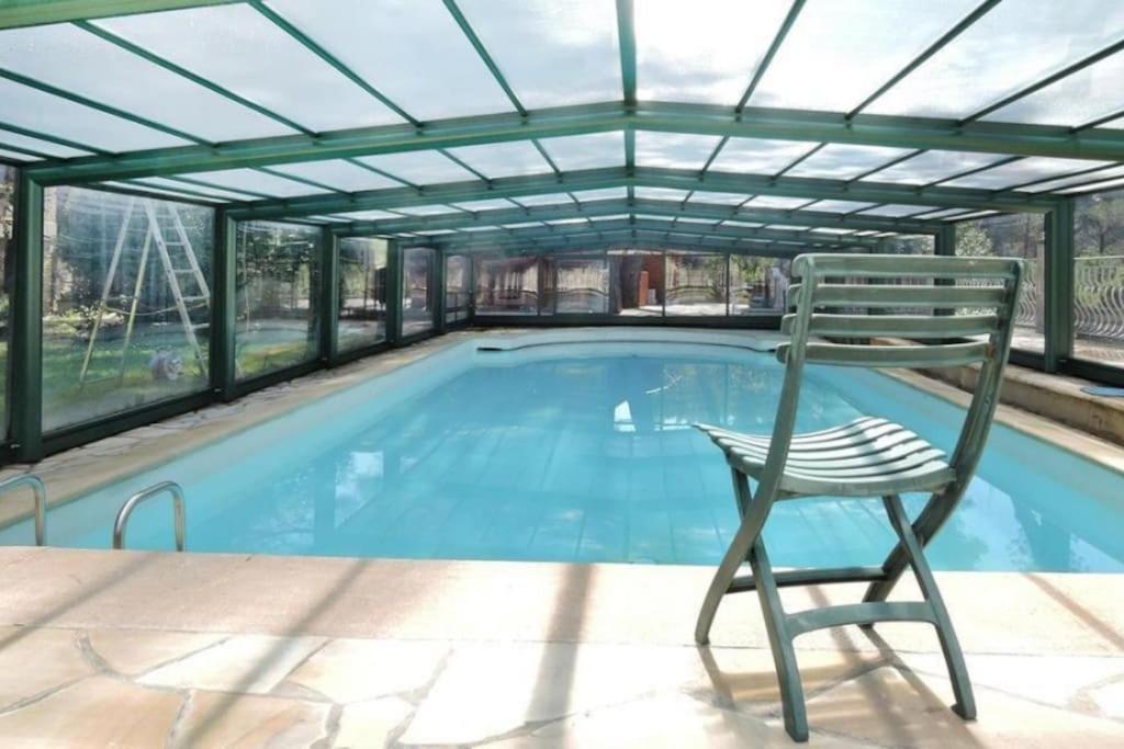 Chalet Piscine Couverte/Jardin/Terrasse Le Beausset Exterior foto